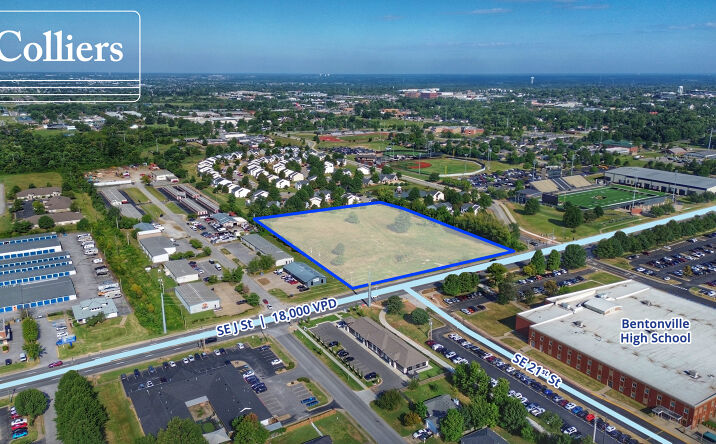 Pictures of Retail, Multifamily, Office, Hospitality, Mixed Use, Land property located at 1908 and 1910 SE J Street, Bentonville, AR 72712 for sales - image #1