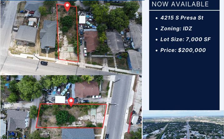 Pictures of Land property located at 4215 S Presa St, San Antonio, TX 78223 for sales - image #1