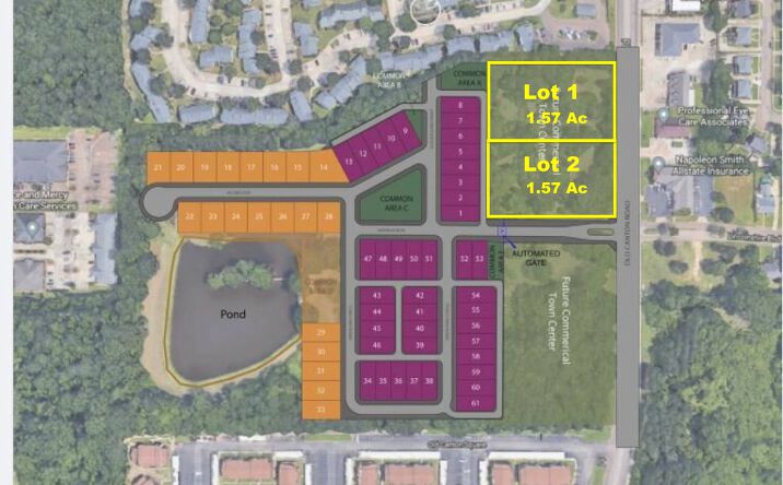 Pictures of Land property located at 6707 Old Canton Road Lot 1, Ridgeland, MS 39157 for sales - image #1