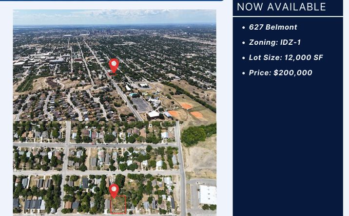 Pictures of Land property located at 627 Belmont, San Antonio, TX 78202 for sales - image #1