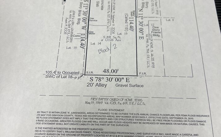Pictures of Land property located at 114 E Haning Street, Howe, TX 75459 for sales - image #1