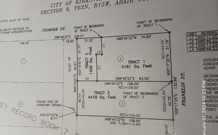 image of property at 602 S FRANKLIN ST Kirksville MO 63501-3509