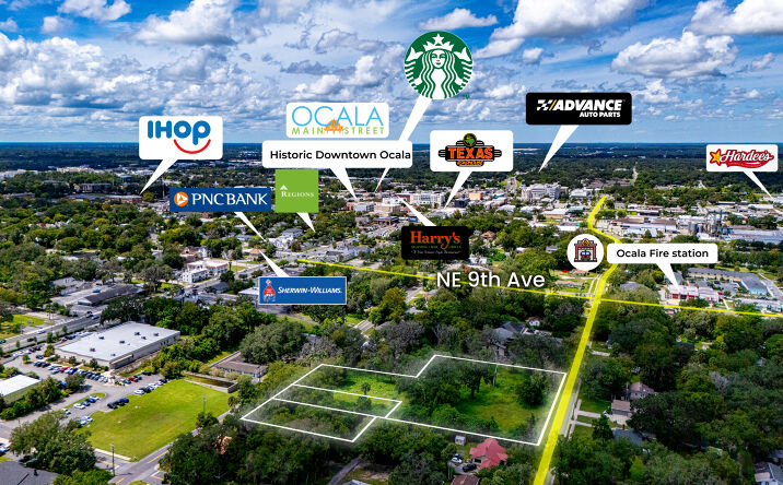 Pictures of Land property located at NE 9th Ave, Ocala, FL 34470 for sales - image #1