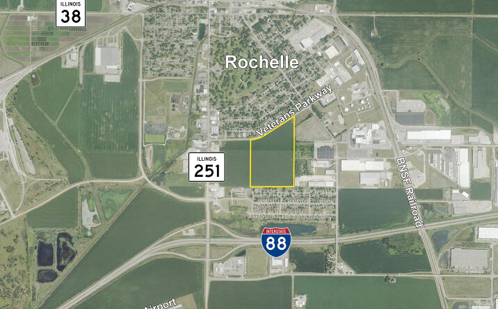 Pictures of Land property located at Veterans Pkwy, Rochelle, IL 61068 for sales - image #1