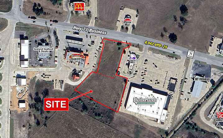 Pictures of Land property located at 2207 W Hwy 71 Business, La Grange, TX 78945 for sales - image #1