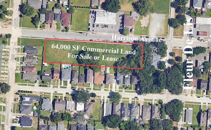 Pictures of Land property located at 320 Harrison Ave, New Orleans, LA 70124 for sales - image #1