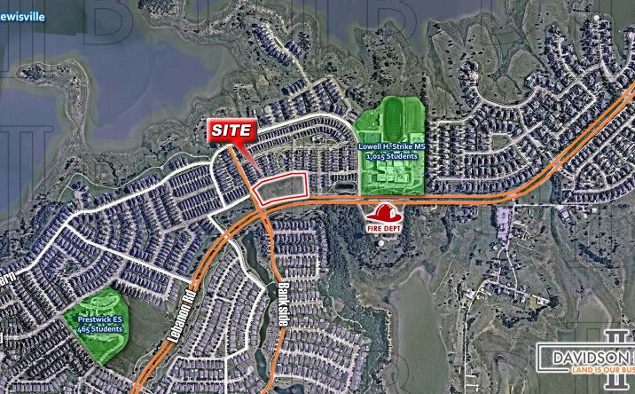 Pictures of Land property located at NEC - Bankside & Lebanon Rd, The Colony, TX 75056 for sales - image #1