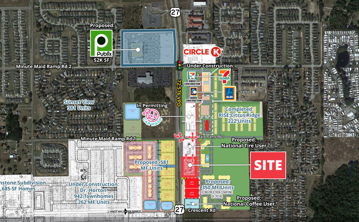 Pictures of Land property located at Minute Maid Ramp Rd & US-27, Davenport, FL 33837 for sales - image #1