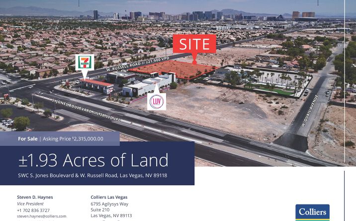 Pictures of Land property located at W. RUSSELL ROAD, Las Vegas, NV 89118 for sales - image #1