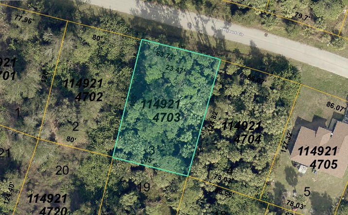 Pictures of Land property located at Harcourt Cir, North Port, FL 34288 for sales - image #1