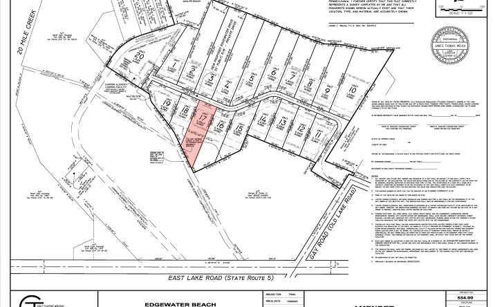 Pictures of Land property located at 105 Edgewater Drive, North East, PA 16428 for sales - image #1