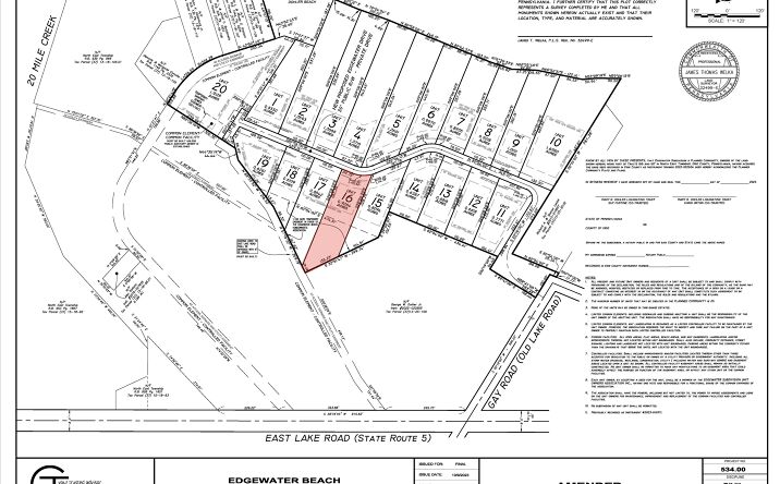 Pictures of Land property located at 107 Edgewater Drive, North East, PA 16428 for sales - image #1
