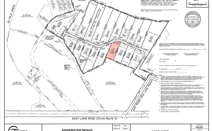 Pictures of Land property located at 111 Edgewater Drive, North East, PA 16428 for sales - image #1