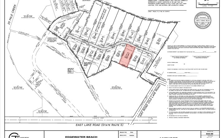Pictures of Land property located at 113 Edgewater Drive, North East, PA 16428 for sales - image #1