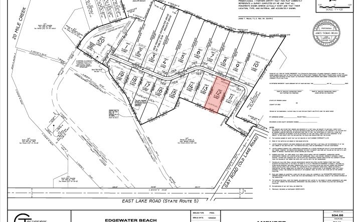 Pictures of Land property located at 115 Edgewater Drive, North East, PA 16428 for sales - image #1