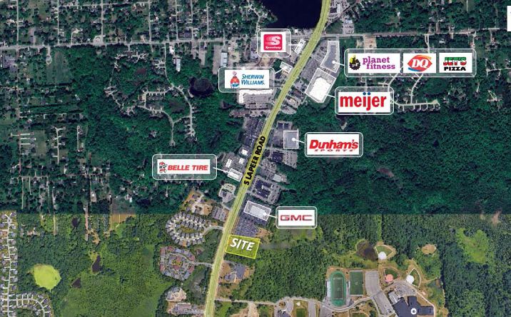 Pictures of Land property located at 1571 S Lapeer Rd, Lake Orion, MI 48360 for sales - image #1