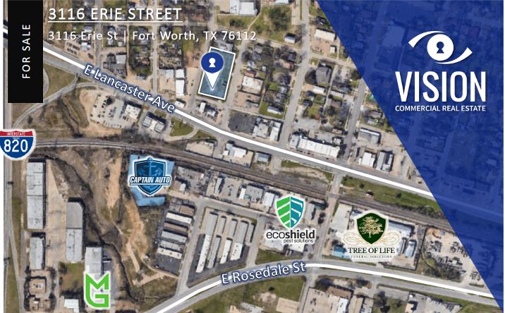 Pictures of Retail property located at 3116 Erie St, Fort Worth, TX 76112 for sales - image #1