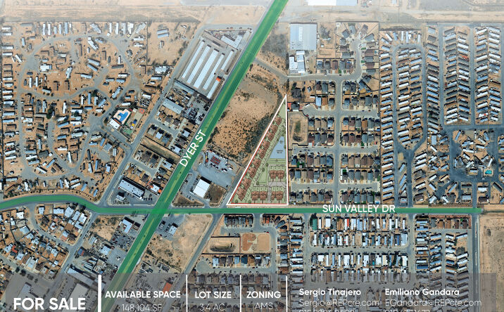 Pictures of Land property located at 6001 Sun Valley Dr, El Paso, TX 79924 for sales - image #1