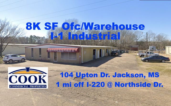 Pictures of Industrial property located at 104 Upton Dr, Jackson, MS 39209 for sales - image #1