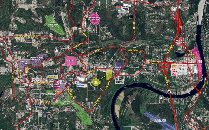 Pictures of Land property located at 1610 W 76 Country Blvd, Branson, MO 65616 for sales - image #1