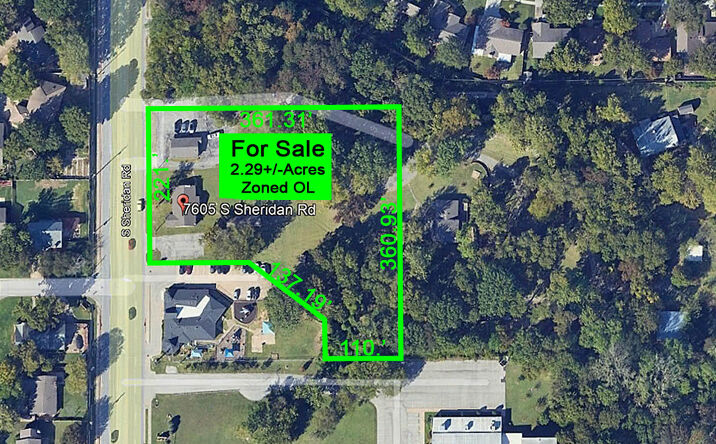 Pictures of Land property located at 7605 S Sheridan Road, Tulsa, OK 74133 for sales - image #1