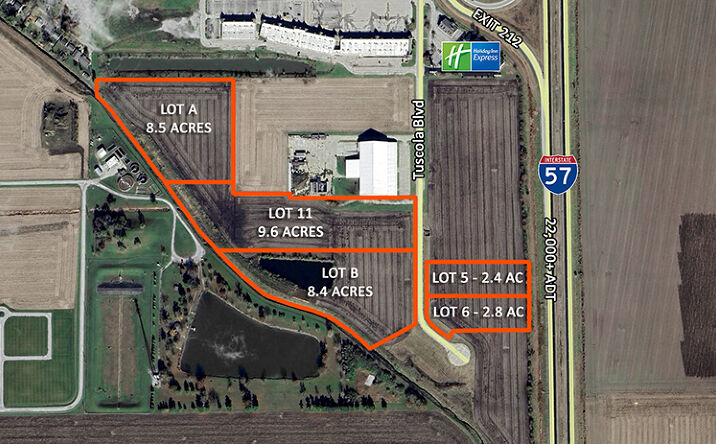 Pictures of Land property located at Tuscola Blvd, Tuscola, IL 61953 for sales - image #1