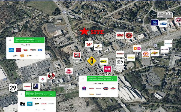 Pictures of Land property located at 126 N Buncombe Rd, Greer, SC 29651 for sales - image #1