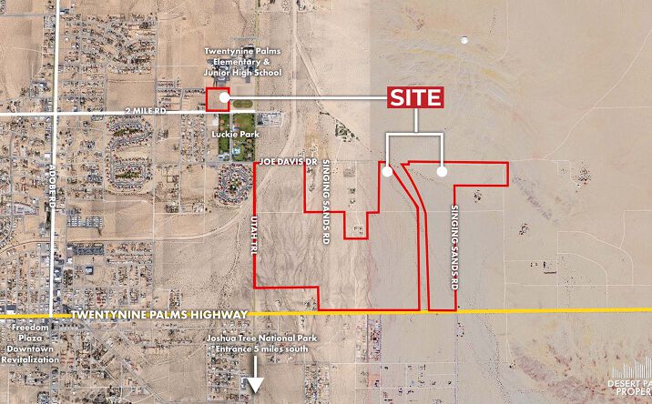 Pictures of Land property located at 29 Palms Hwy & Utah Trl, Twentynine Palms, CA 92277 for sales - image #1
