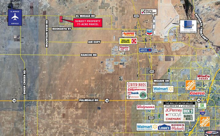 Pictures of Land property located at El Mirage Rd, Adelanto, CA 92301 for sales - image #1