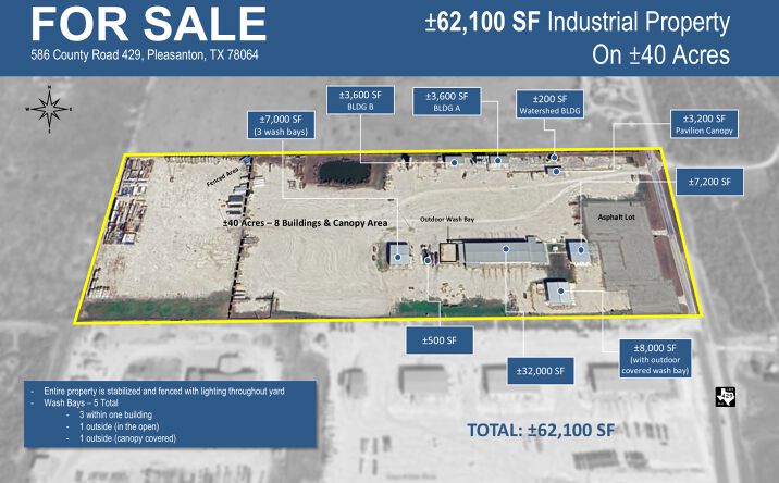 Pictures of Industrial, Land property located at 586 Co Rd 429, Pleasanton, TX 78064 for sales - image #1
