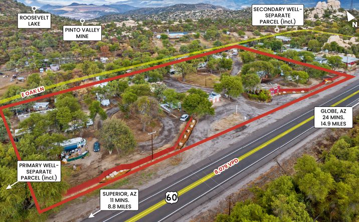 Pictures of Mobile Home Park property located at Old US Hwy 60, Globe, AZ 85501 for sales - image #1