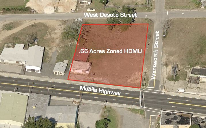 Pictures of Land, Retail property located at 3410 Mobile Hwy, Pensacola, FL 32505 for sales - image #1