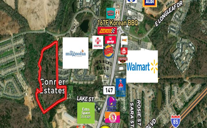 Pictures of Land, Mixed Use, Multifamily, Self Storage property located at lake street, Auburn, AL null for sales - image #1