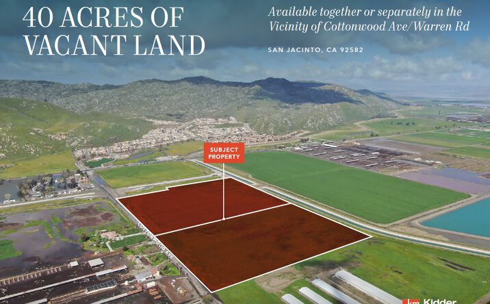 Pictures of Land property located at 3251 Cottonwood Ave, San Jacinto, CA 92582 for sales - image #1