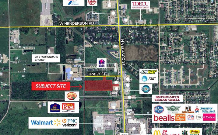 Pictures of Land property located at North Velasco Street, Angleton, TX 77515 for sales - image #1