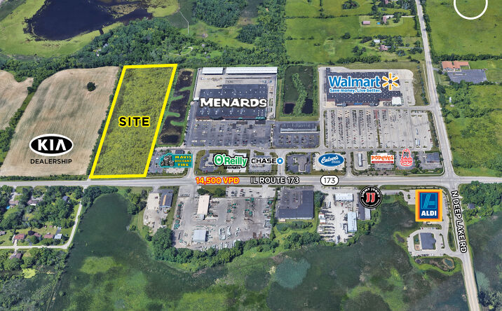 Pictures of Land property located at 22458 W Il Rte 173, Antioch, IL 60002 for sales - image #1