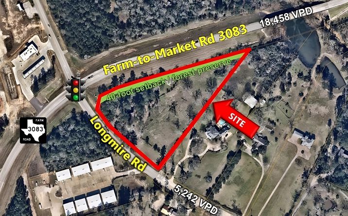Pictures of Land property located at 1938 Longmire Rd, Conroe, TX 77304 for sales - image #1