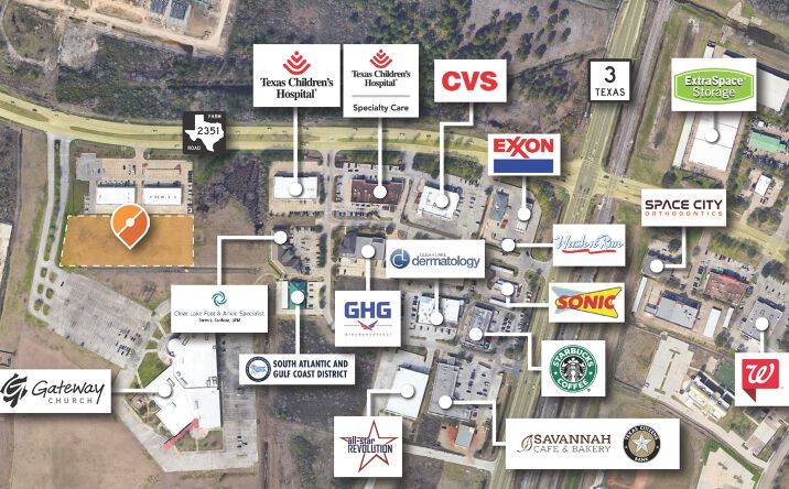 Pictures of Land, Office, Retail property located at 780 Clear Lake City Blvd, Webster, TX 77598 for sales - image #1