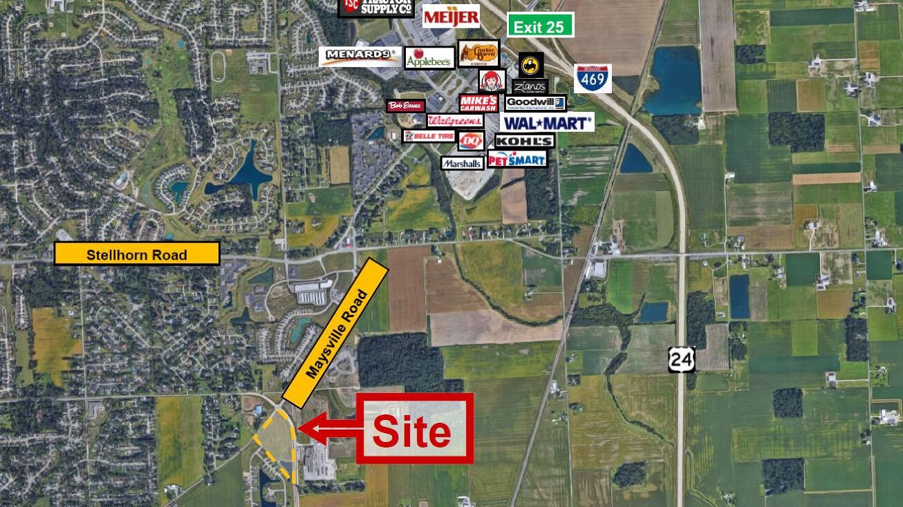 9100 Maysville Rd, Fort Wayne, IN 46815 Retail Property for Sale