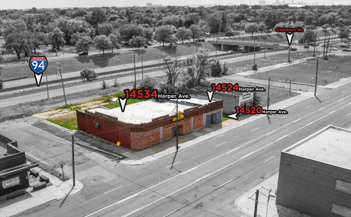 Pictures of Office, Retail, Industrial property located at 14520 Harper Avenue, Detroit, MI 48224 for sales - image #1