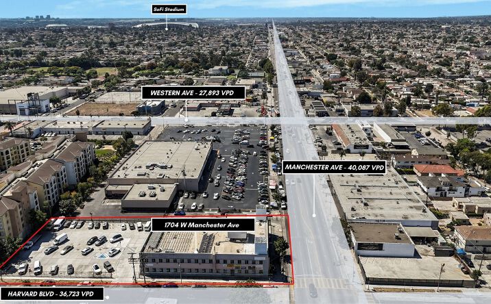Pictures of Multifamily, Land property located at 1704 W Manchester Ave, Los Angeles, CA 90047 for sales - image #1
