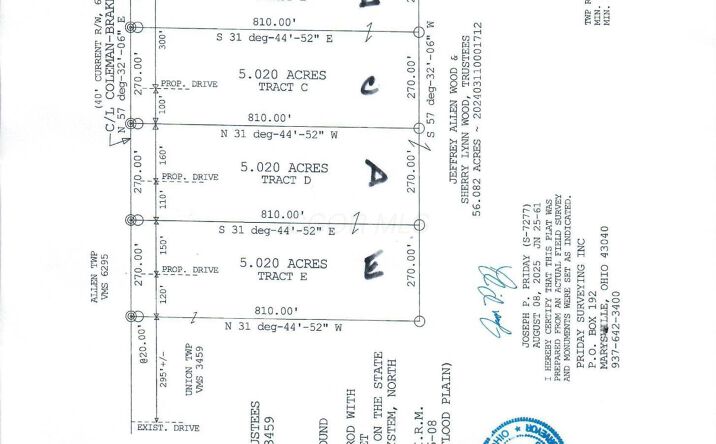 Pictures of Land property located at Coleman Brake Road #Lot C, Milford Center, OH 43045 for sales - image #1