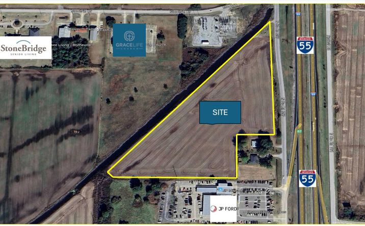 Pictures of Land property located at N Service Rd, Blytheville, AR 72315 for sales - image #1