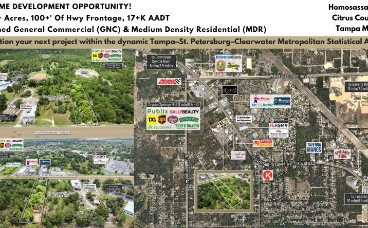 Pictures of Land property located at 6574 W Gulf to Lake Hwy, Crystal River, FL 34429 for sales - image #1