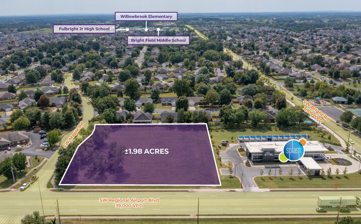 Pictures of Land property located at 1.98 Ac SW Regional Airport Blvd, Bentonville, AR 72712 for sales - image #1