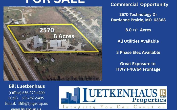 Pictures of Land property located at 2570 Technology Drive, Dardenne Prairie, MO 63368 for sales - image #1