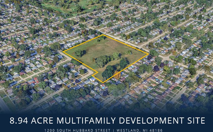 Pictures of Land, Multifamily property located at 1200 South Hubbard Street, Westland, MI 48186 for sales - image #1