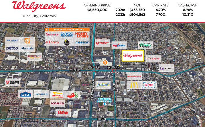 Pictures of Retail property located at 855 Colusa Ave, Yuba City, CA 95991 for sales - image #1