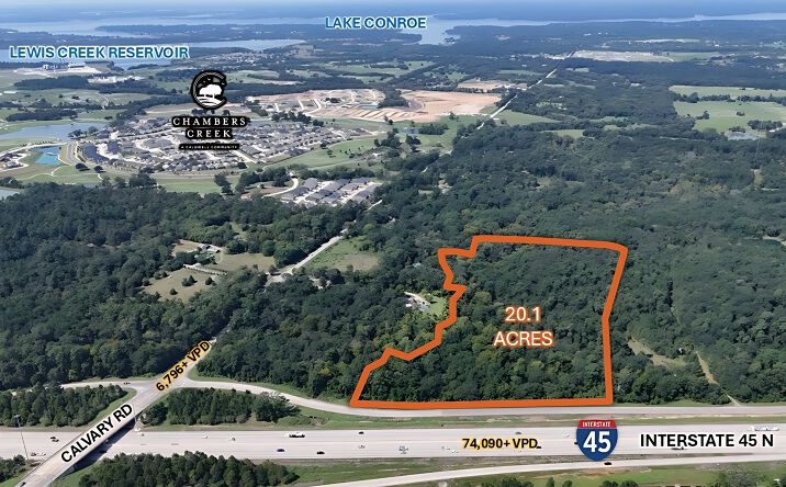 Pictures of Land property located at 15201 Interstate 45 N, Willis, TX 77318 for sales - image #1