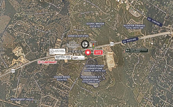 Pictures of Land property located at 9201 US-290, Austin, TX 78736 for sales - image #1